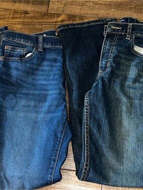 Boys 18 slim Dark Blue Denim Jeans - Classic Fit